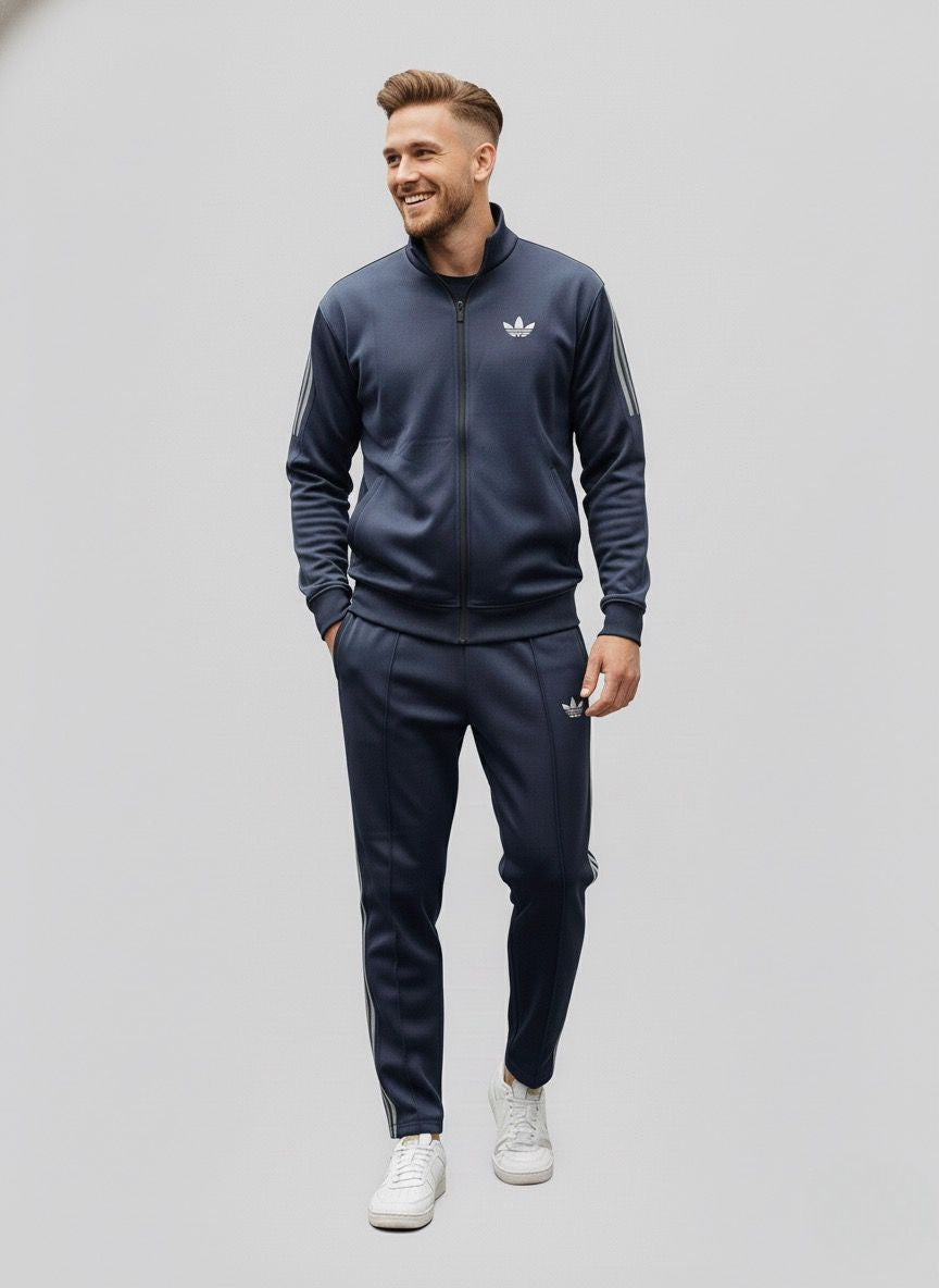 Elite Performance Tracksuit – Navy Blue