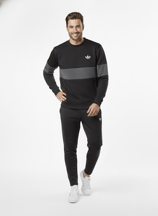 Shadow Horizon Sweatsuit – Black/Grey