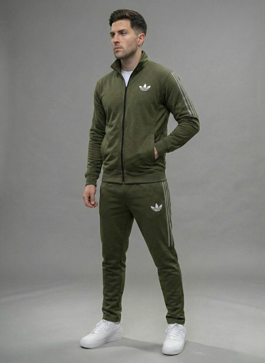 Signature Forest Tracksuit – Deep Green