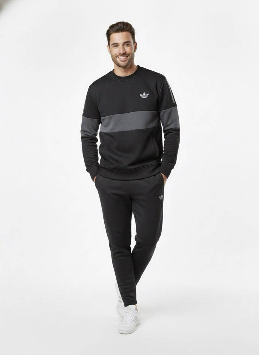 Shadow Horizon Sweatsuit – Black/Grey