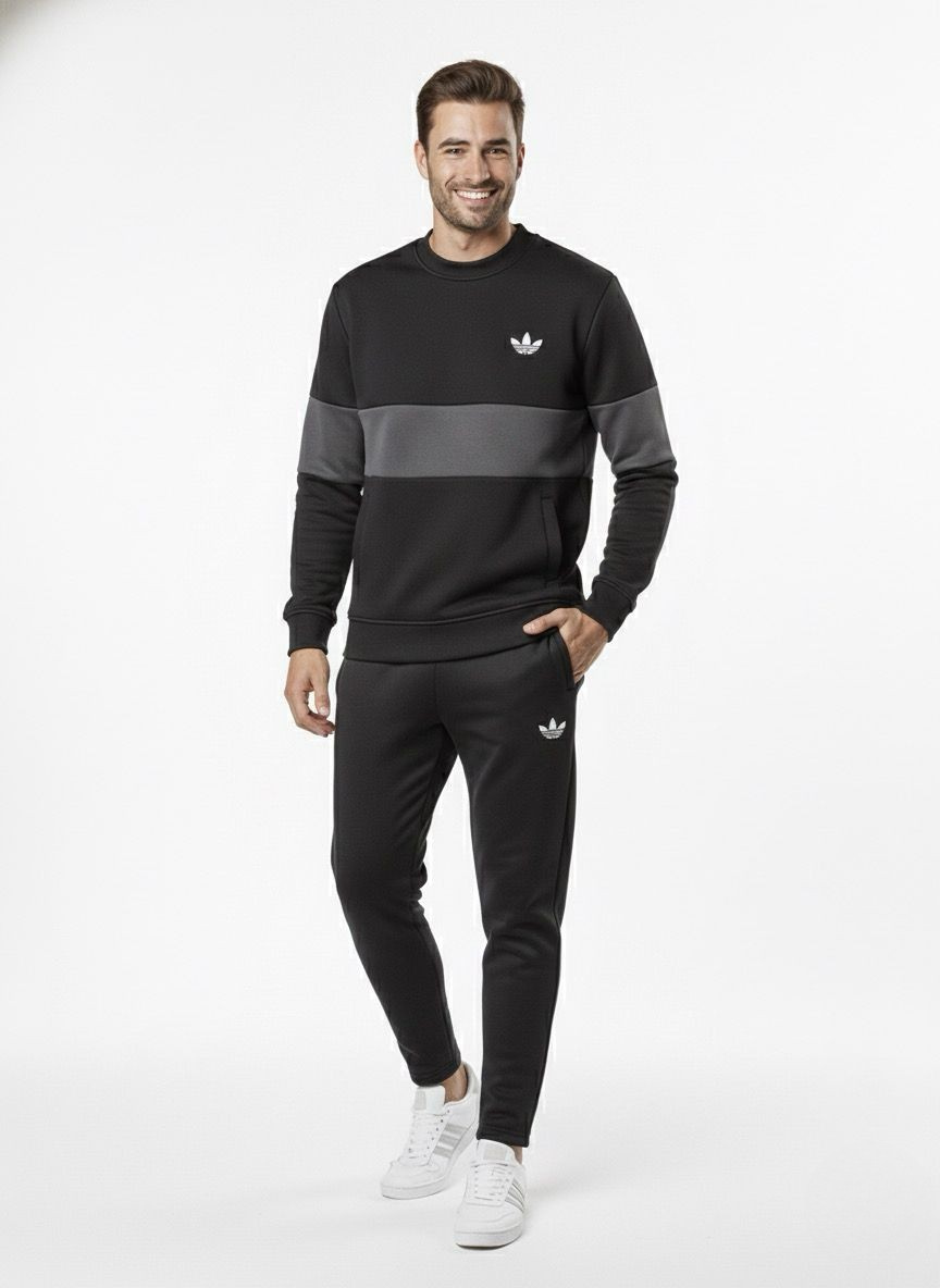Shadow Horizon Sweatsuit – Black/Grey
