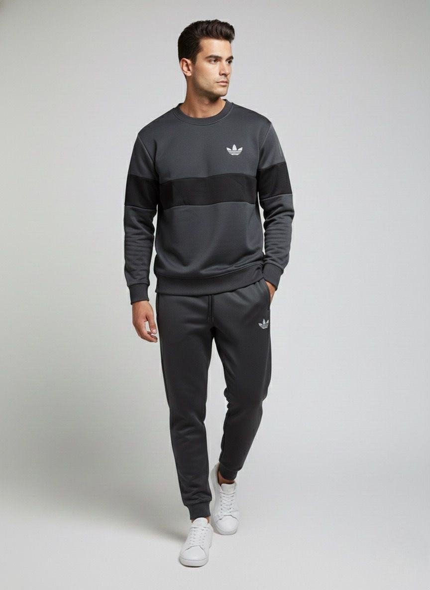 Elite Horizon Tracksuit – Charcoal