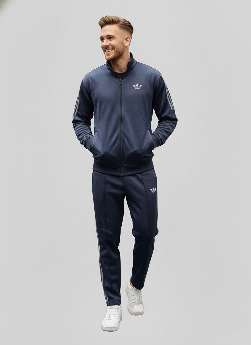 Elite Performance Tracksuit – Navy Blue