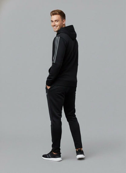 Stealth Core Hooded Tracksuit – Black