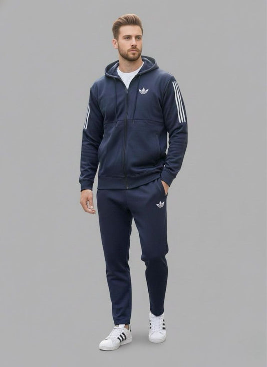 Elite Naval Blue Stripe Hoodie