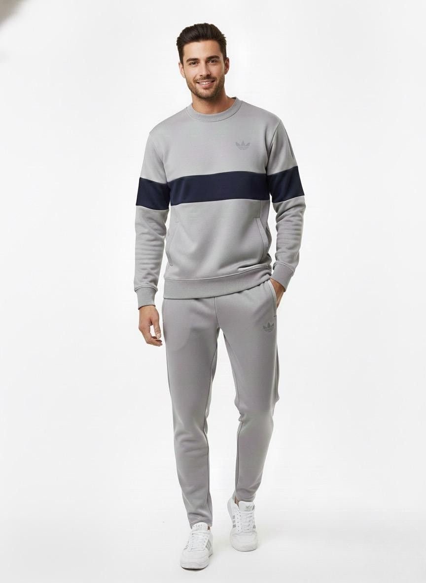 AeroFlex Horizon Crew – Grey/Navy