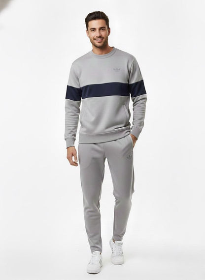 AeroFlex Horizon Crew – Grey/Navy