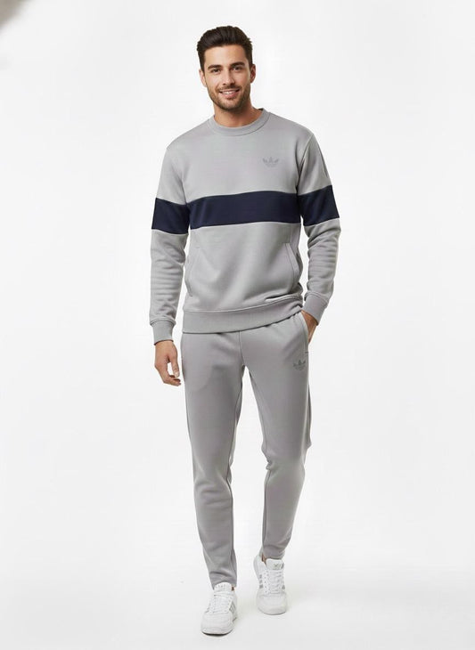 AeroFlex Horizon Crew – Grey/Navy