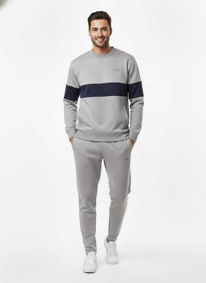 AeroFlex Horizon Crew – Grey/Navy