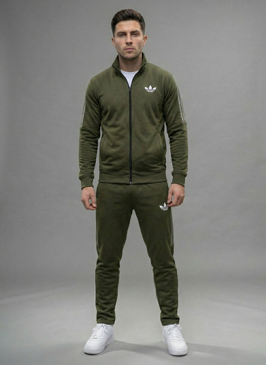 Signature Forest Tracksuit – Deep Green