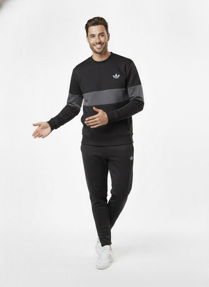 Shadow Horizon Sweatsuit – Black/Grey