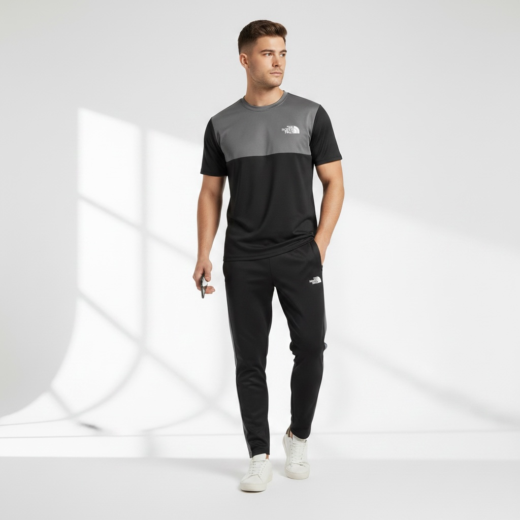 Urban Slate Explorer Tracksuit – Grey/Black