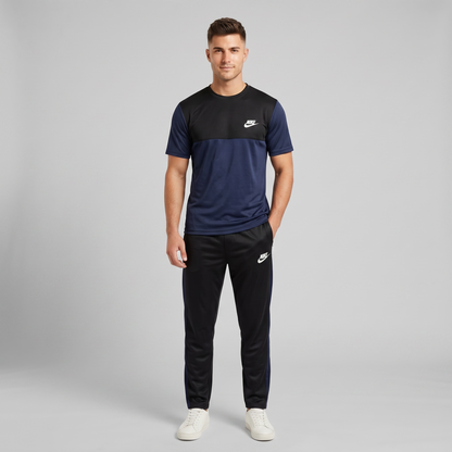 Midnight Velocity Tracksuit – Navy/Black