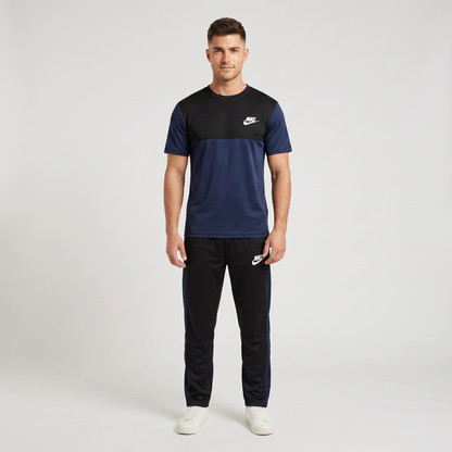 Midnight Velocity Tracksuit – Navy/Black