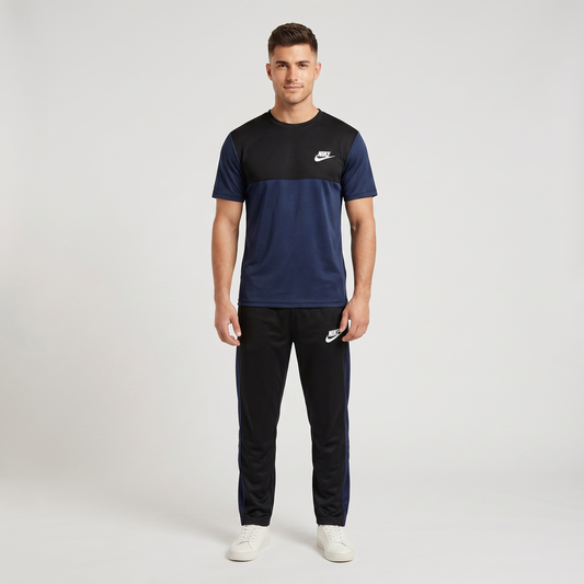 Midnight Velocity Tracksuit – Navy/Black