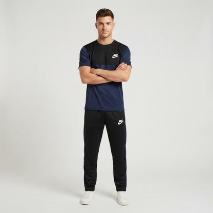 Midnight Velocity Tracksuit – Navy/Black