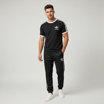 Stealth Crown Tracksuit – All Black