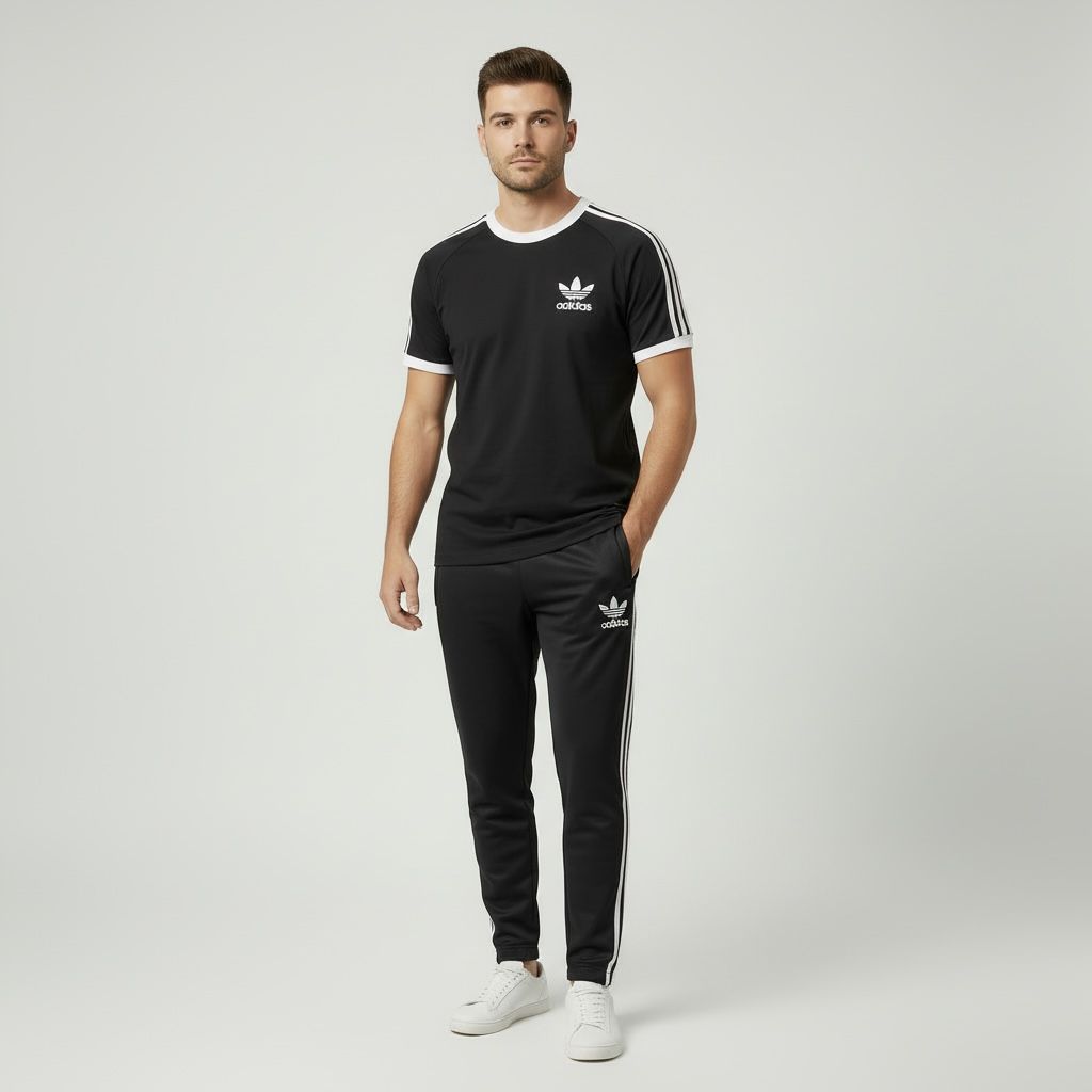 Stealth Crown Tracksuit – All Black