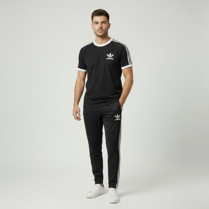 Stealth Crown Tracksuit – All Black